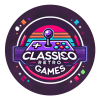 logo retro games circular sem fundo